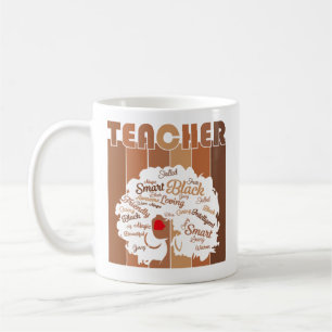 Afro Teacher Black Woman Koffiemok