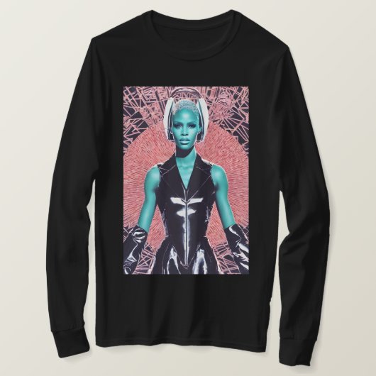Afro Toekomst T-shirt (Design voorkant)