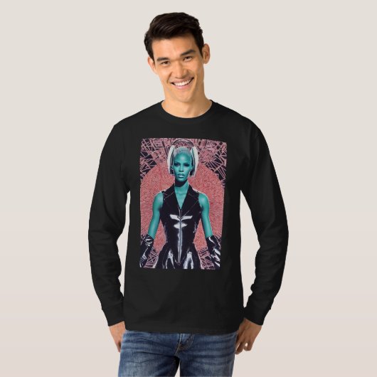 Afro Toekomst T-shirt (Voorkant volledig)