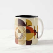 Afro-tv Tweekleurige Koffiemok (Voorkant rechts)