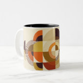 Afro-tv Tweekleurige Koffiemok (Voorkant links)