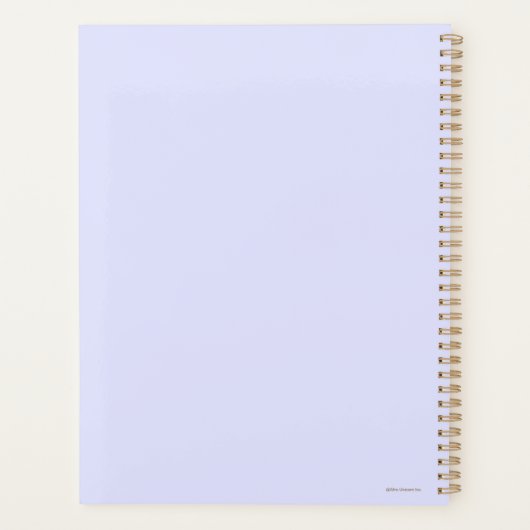 Afro Unicorn Fierce Heart Design Planner (Achterkant)