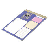 Afro Unicorn Fierce Queen Notitieblok (Schuin)