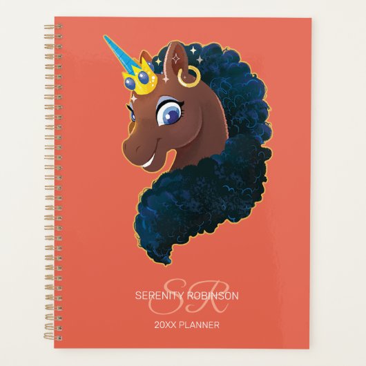 Afro Unicorn | Magical Planner (Voorkant)
