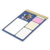 Afro Unicorn Magical Star Notitieblok (Schuin)