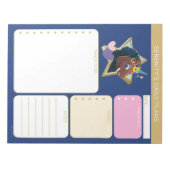 Afro Unicorn Magical Star Notitieblok (Voorkant)