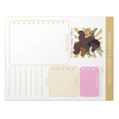 Afro Unicorn Trio: Unique, Divine, and Magical Notitieblok (Voorkant)