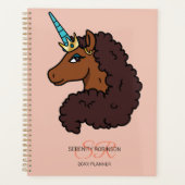 Afro Unicorn | Unique Planner (Voorkant)