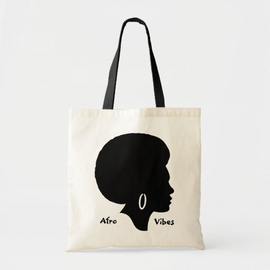 Afro Vibes Tote Bag (Voorkant)