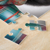 Afro vrouw elegante en bizarre vakantie stemming legpuzzel (Zijkant)