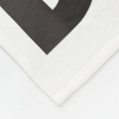 Afro Vrouw Melanine Trots Onverontschuldigd Fleece Deken (Hoek)