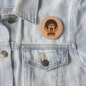 Afro Walrus Ronde Button 5,7 Cm (In situ)