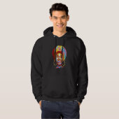 Afro Woman Girl Colorful Hoodie (Voorkant volledig)