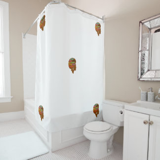 Afro Woman Shower Curtain Douchegordijn