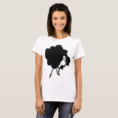 Afro Woman T-shirt (Voorkant volledig)