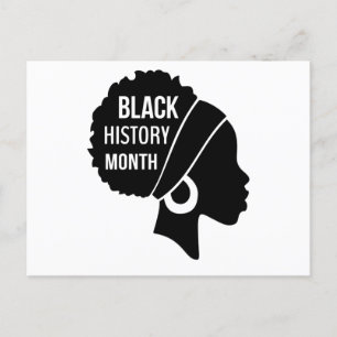 Afro Women Black History Maand (2) Aankondigingskaart