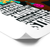 Afro You Are Enough I Am Insrational Sayings Motiv Poster (Hoek)