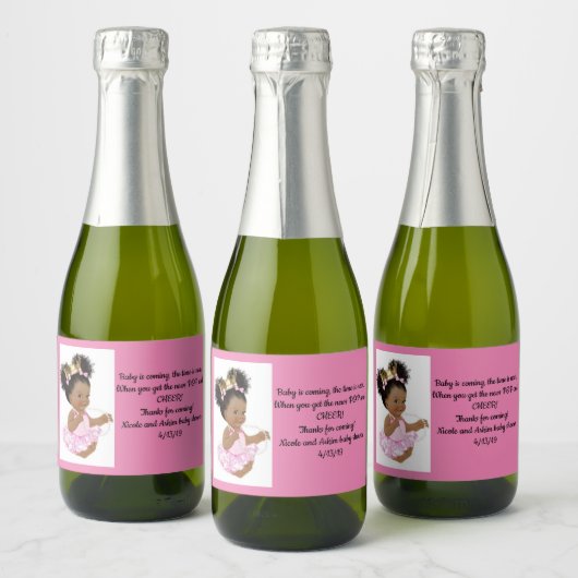 Afrobaby bubbly sparkling wijnetiket (Flessen)