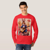 Afrobeats stijl van tentakel typografie t-shirt (Voorkant volledig)