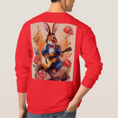 Afrobeats stijl van tentakel typografie t-shirt (Achterkant)