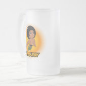 AfroBoy! Matglas Bierpul (Voorkant links)