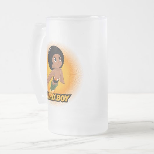 AfroBoy! Matglas Bierpul (Voorkant links)