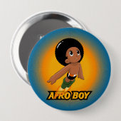 AfroBoy! Ronde Button 4,0 Cm (Voorkant /achterkant)