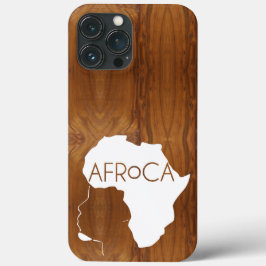 AFRoCA MALE Afro plus Africa Wood Grain look Case-Mate iPhone Case