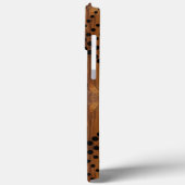 AFRoCA VROUW Afro plus Africa Wood Grain look Case-Mate iPhone Case (Achterkant / Links)