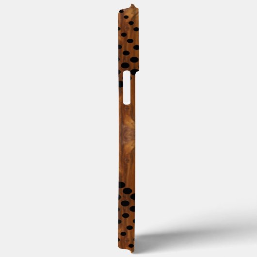 AFRoCA VROUW Afro plus Africa Wood Grain look Case-Mate iPhone Case (Achterkant / Rechts)