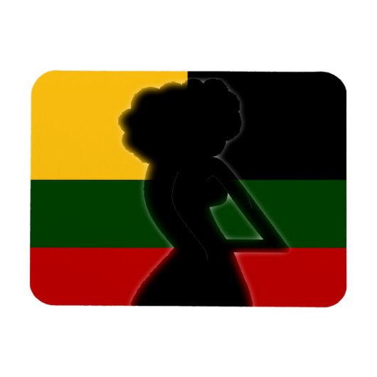 AFROcan Lady Magnet Magneet (Horizontaal)
