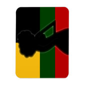 AFROcan Lady Magnet Magneet (Verticaal)