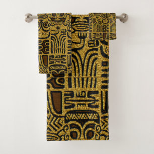 Afrocentric African Tribal Graphic Bad Handdoek