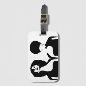 Afrocentric Art Abstract Black Women Bagagelabel (Voorkant (verticaal))