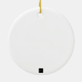 Afrocentric Christmas Queen Keramisch Ornament (Achterkant)