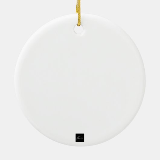 Afrocentric Christmas Queen Keramisch Ornament (Achterkant)