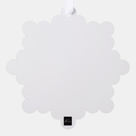 Afrocentric Christmas Queen Ornament Kaart (Achterkant)