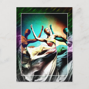 Afrocentric Dance Feestdagenkaart