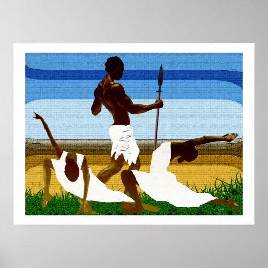 Afrocentric Dance Poster (Voorkant)