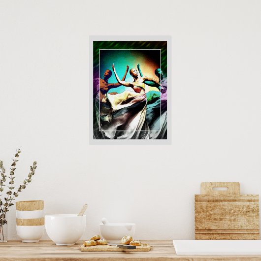 Afrocentric Dance Poster (Keuken)
