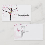 Afrocentric Dancer Ballerina Professional Stylist Visitekaartje (Voorkant / Achterkant)