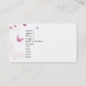 Afrocentric Dancer Ballerina Professional Stylist Visitekaartje (Achterkant)