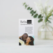 Afrocentric - Dating Service, Matchmaking, Singles Visitekaartje (Staand voorkant)