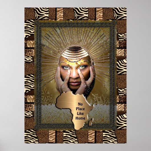 Afrocentric Folk Art Poster (Voorkant)