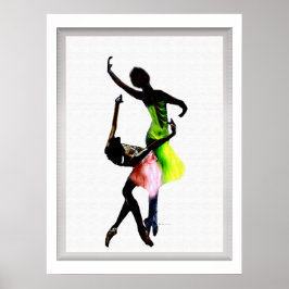 Afrocentric Folk Dance Poster
