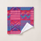 Afrocentric Geometric Print Bath Towel Set Bad Handdoek (Wasdoekje)
