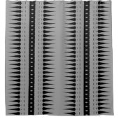 Afrocentric Geometric Print Douchegordijn (Voorkant)