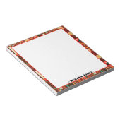 Afrocentric Kente Tribal Patroonnotities Notitieblok (Schuin)