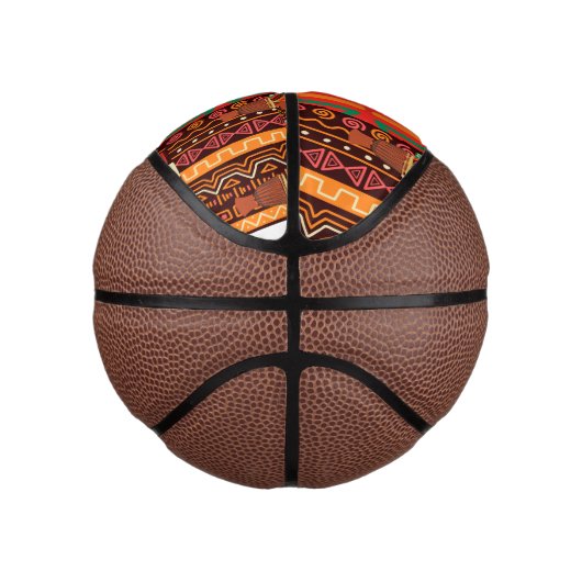 Afrocentric Kente Tribal Pattern Basketbal (Rechts)