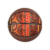 Afrocentric Kente Tribal Pattern Basketbal (Voorkant)